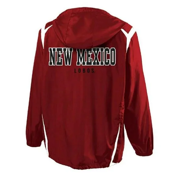 NCAA New Mexico Lobos Unisex Collision Windbreaker Jacket Youth Size L - Picture 4 of 7